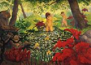 Paul Ranson The Bathing Place(Lotus) oil painting on canvas